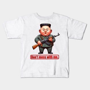 A Mischievous Boy from North Korea Kids T-Shirt